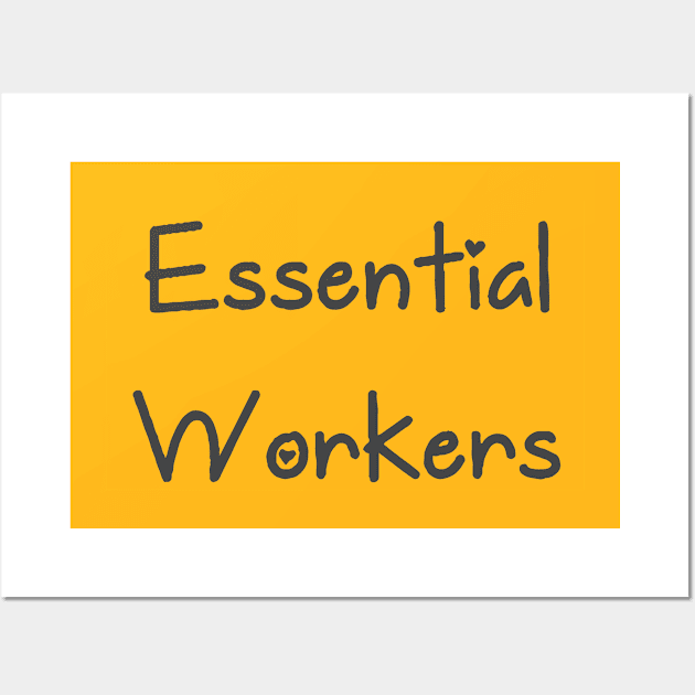 Essential Workers Wall Art by Lamink